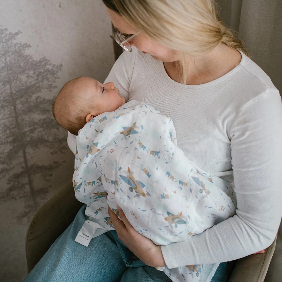 BabyOno bambusa autiņi 3 gab. pelēki 397/10