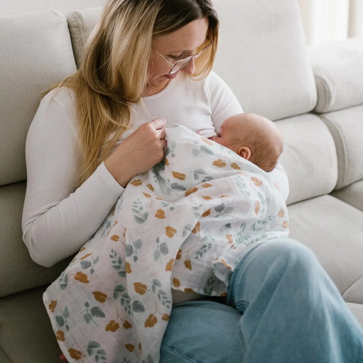 BabyOno muslīna autiņi piparmētru 348/12