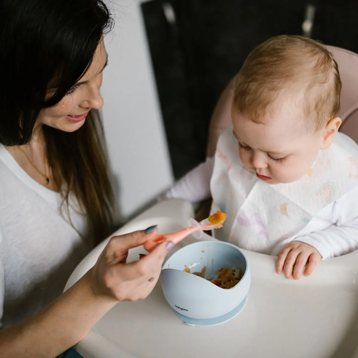 Babyono silikona piesūcekņa bļoda zila 1481/01