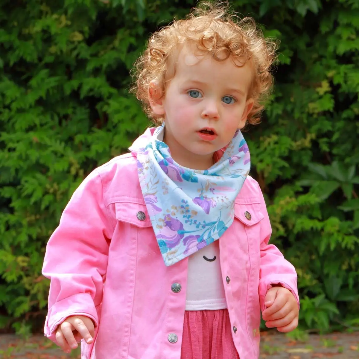 BabyOno bandana priekšautiņš FLORAL, 879/16