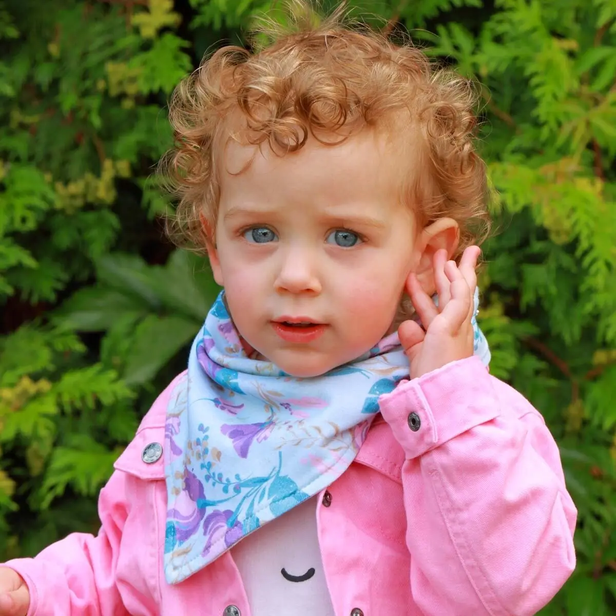 BabyOno bandana priekšautiņš FLORAL, 879/16